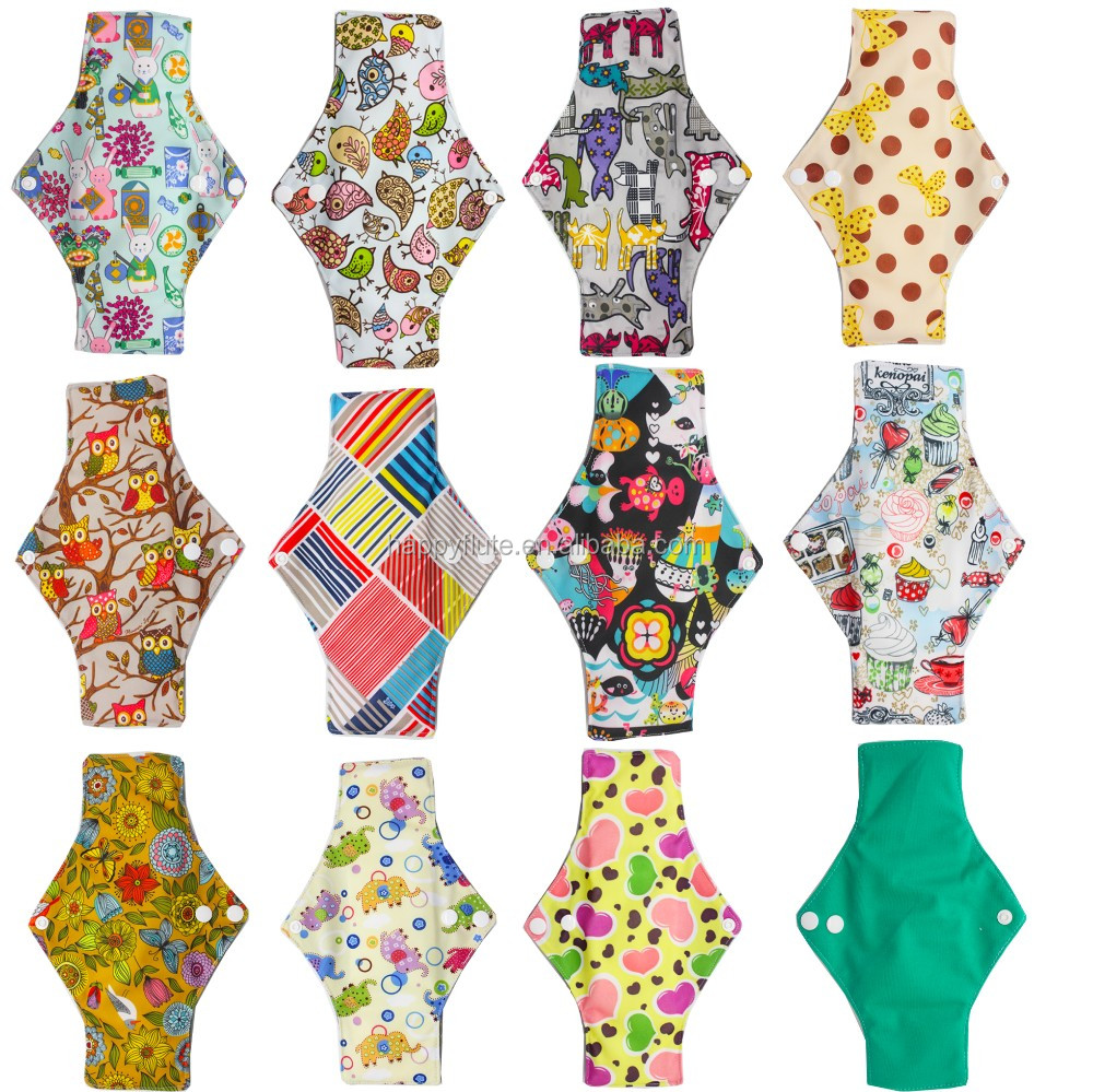happy flute sanitary cloth napkins menstrual pads washable recycled nursing pads sanitary napkin