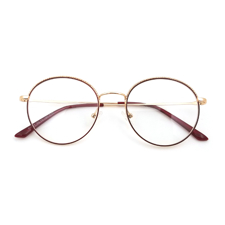 Optical Anti Blue Light Blocking metal Eye wear computer Glasses Eyeglasses Frame 66001