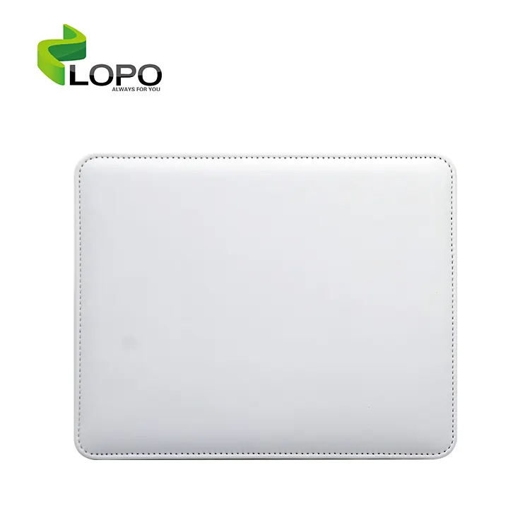 High quality!!! Customize Sublimation blank PU Leather mouse pad