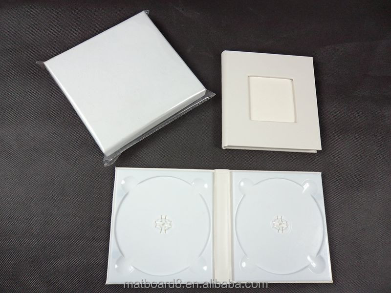Изготовленный на заказ Чехол для dvd-приставки, кожаный материал, чехол для cd-дисков для свадебного подарка, тканевый/льняной чехол