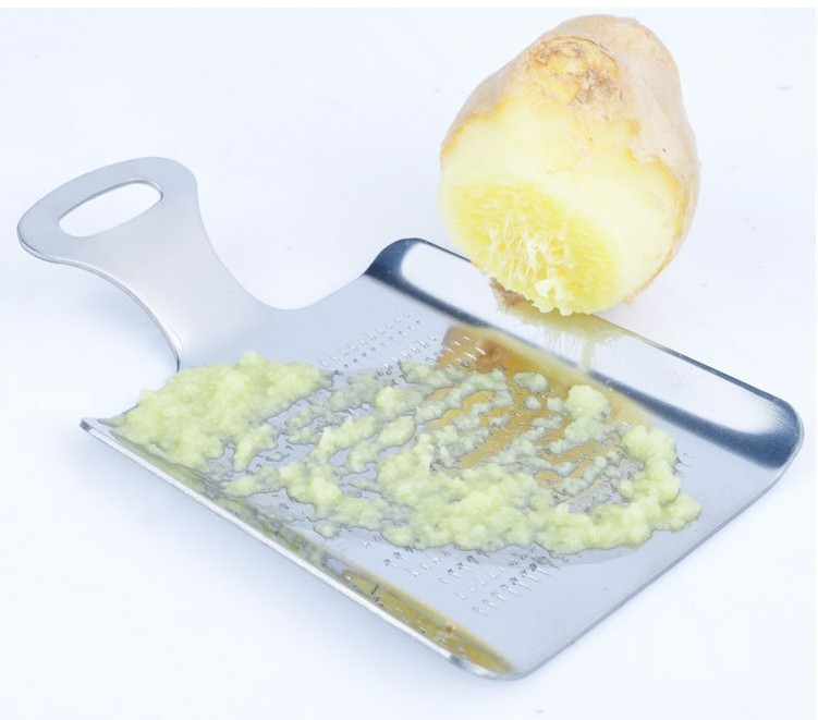 China factory promotion price stainless steel ginger grater kitchen appliance press ginger garlic grater