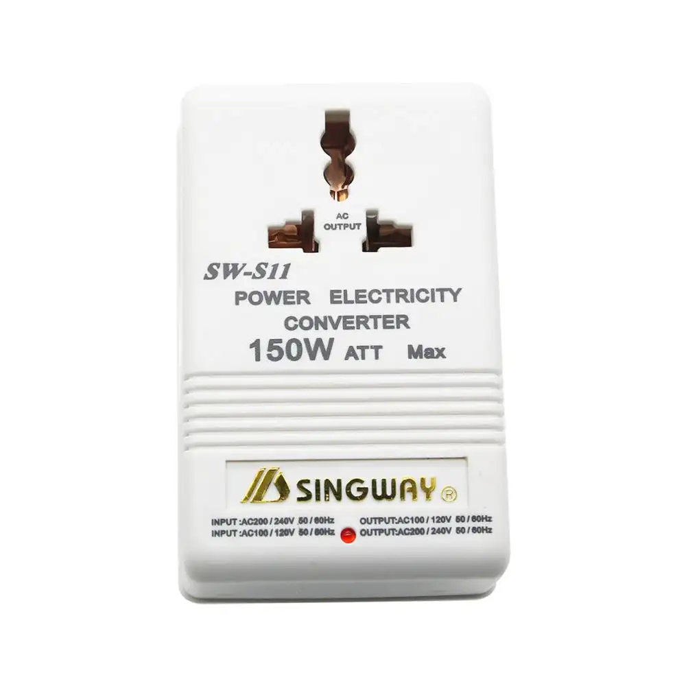 Travel Using 150W Transformer Perfect 110V to 220V Step Up or Down Voltage Converter