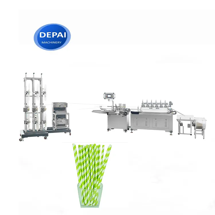 New model paper straw making producing machine with automatic feeder