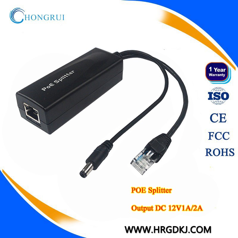 Hrui poe с разъемом 12v для IP камера, AP, IP телефон