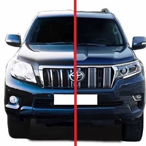 Land cruiser Prado FJ150 2018 facelift OEM комплект для корпуса фары для prado От 10 до 16 лет