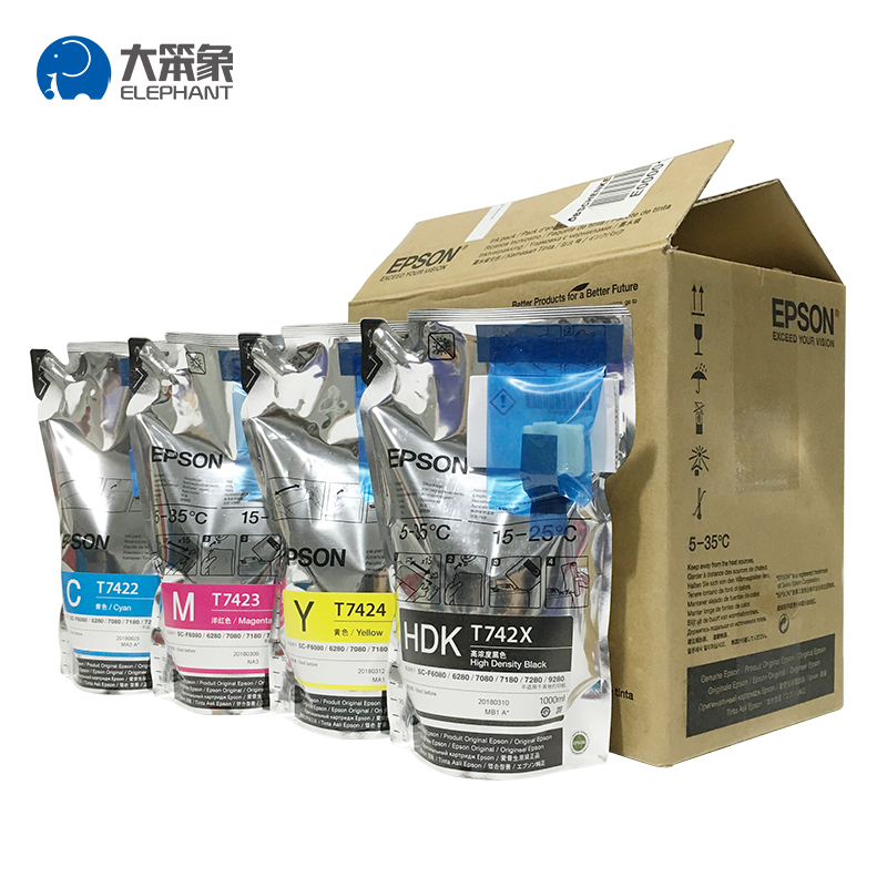 Оптовая продажа сублимационные чернила на водной основе для epson surecolor f6070