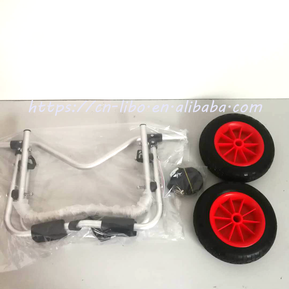 Aluminum Two 10' Wheels Folding Boat Dolly