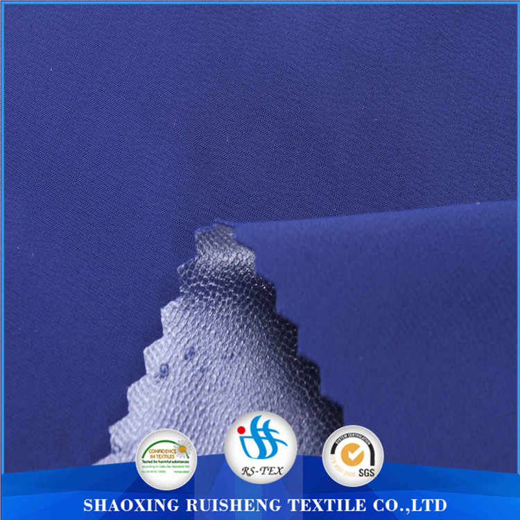 75D knitting nylon bonded TPU membrane of Ruisheng laminated fabric