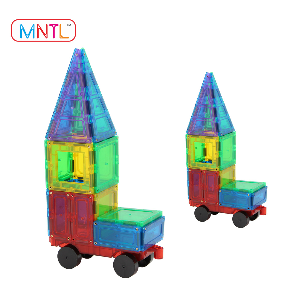 Mntl 35-штук строительные игрушки магнитных плитки магнитных блоков магнит развивающие игрушки