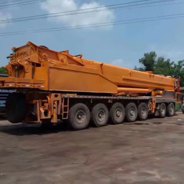 used germany made truck-mounted DEMAG 350T mobile crane for sale