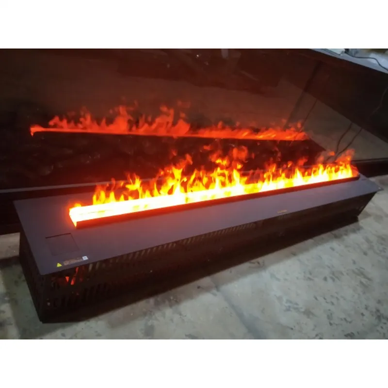 60 inch lowest price of 3D water steam vapor electric fireplace with wood log or pebbles