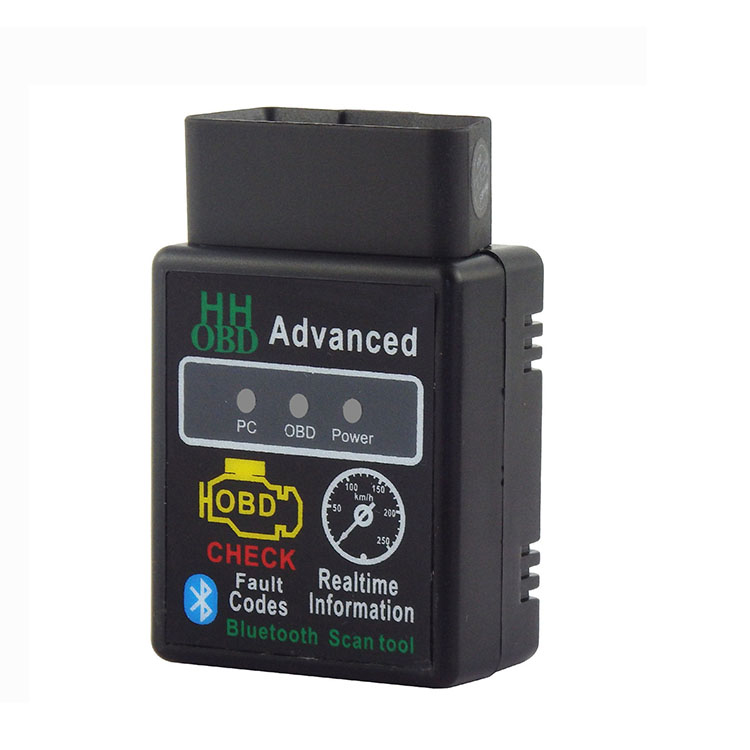 Диагностический прибор HH OBD V2.1 ELM327 obd2 для диагностики ошибок автомобиля, дисплей скорости расхода топлива