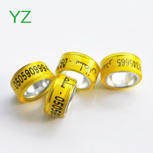 2015 высокое качество кольца бирки голубь кольца Munufacture с YZ фабрики