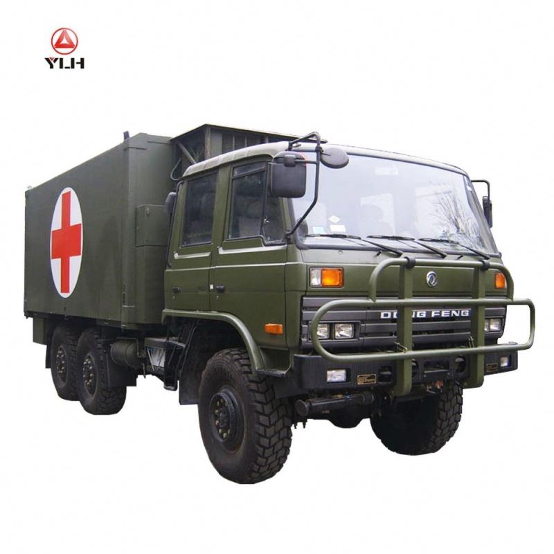 Военная вездеходная машина Dongfeng 6x6 для скорой помощи, машины скорой помощи