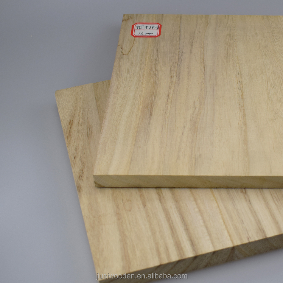 13mm Thickness of 1200mm*2400m Boards, Main Products of the Solid Wood Board by Paulownia.