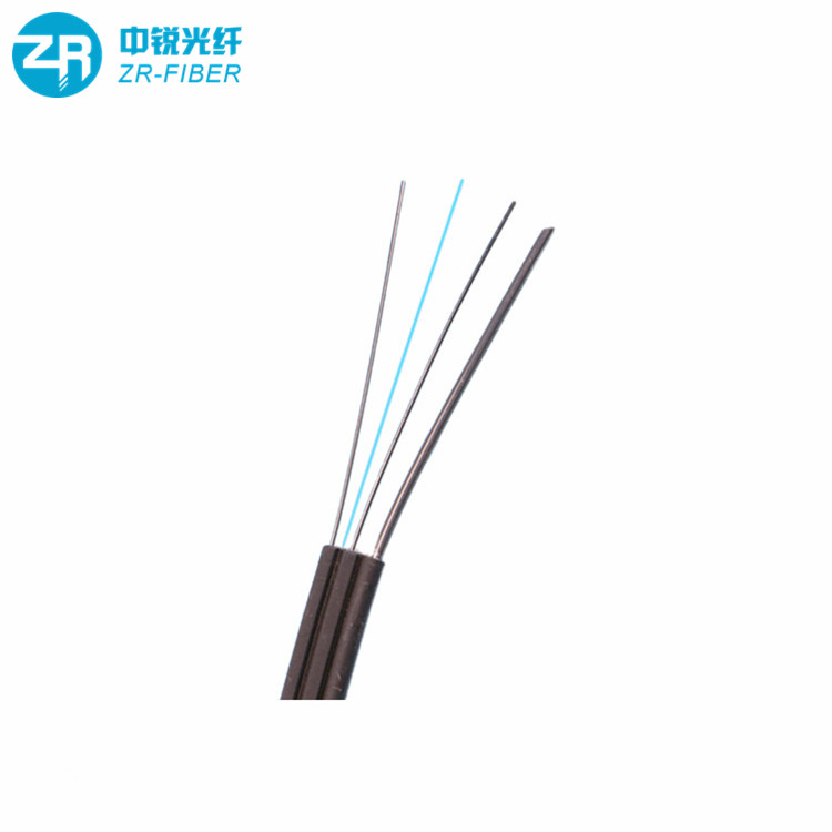Фибра ptica Кабо-Падение ftth 2 ядро Крытый de оптоволокно кабель ptica monomodo g.652d фибра de 6 hilos