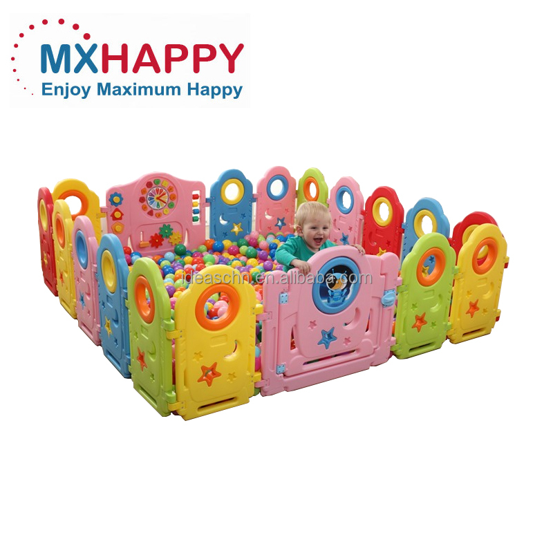 Цветной детский манеж MH202 MXHAPPY, детский игровой двор, детский пластиковый Манеж