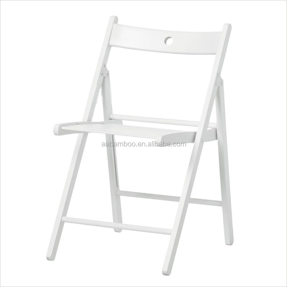 Folding living room bamboo wooden dining chair