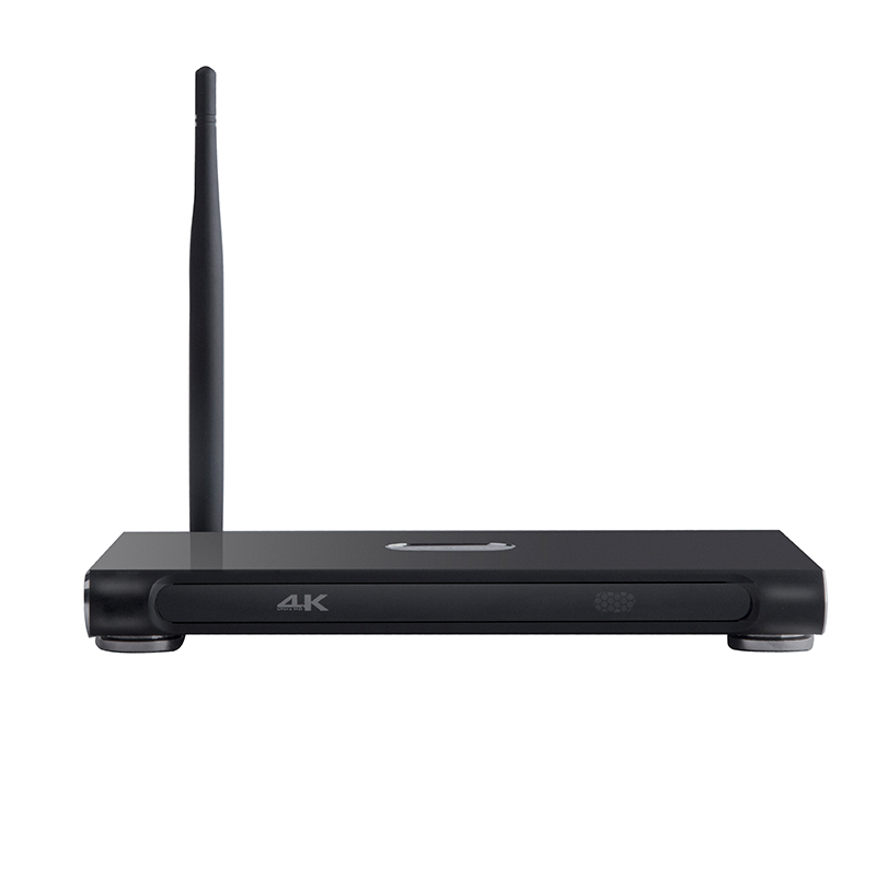 Remote control 1080P 4K digital signage media player with LAN/WiFi/4G