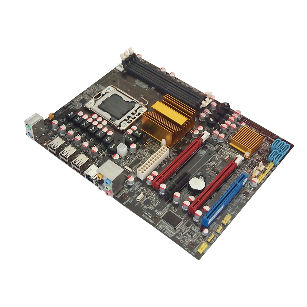 Самая популярная игровая материнская плата LGA1366 Big X58 с 3 слотами Rams