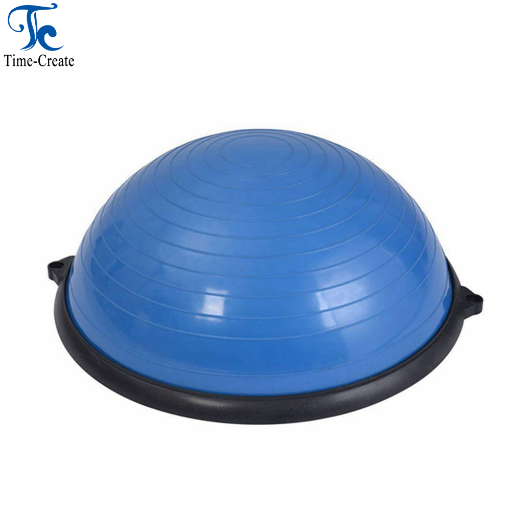 Крытый тренировка с подъемным канатом и насосом half balance stability ball