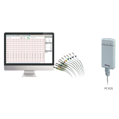 Ecgmac PE-1201 портативный ПК ЭКГ отдыхая на базе PC ЭКГ/ЭКГ машина