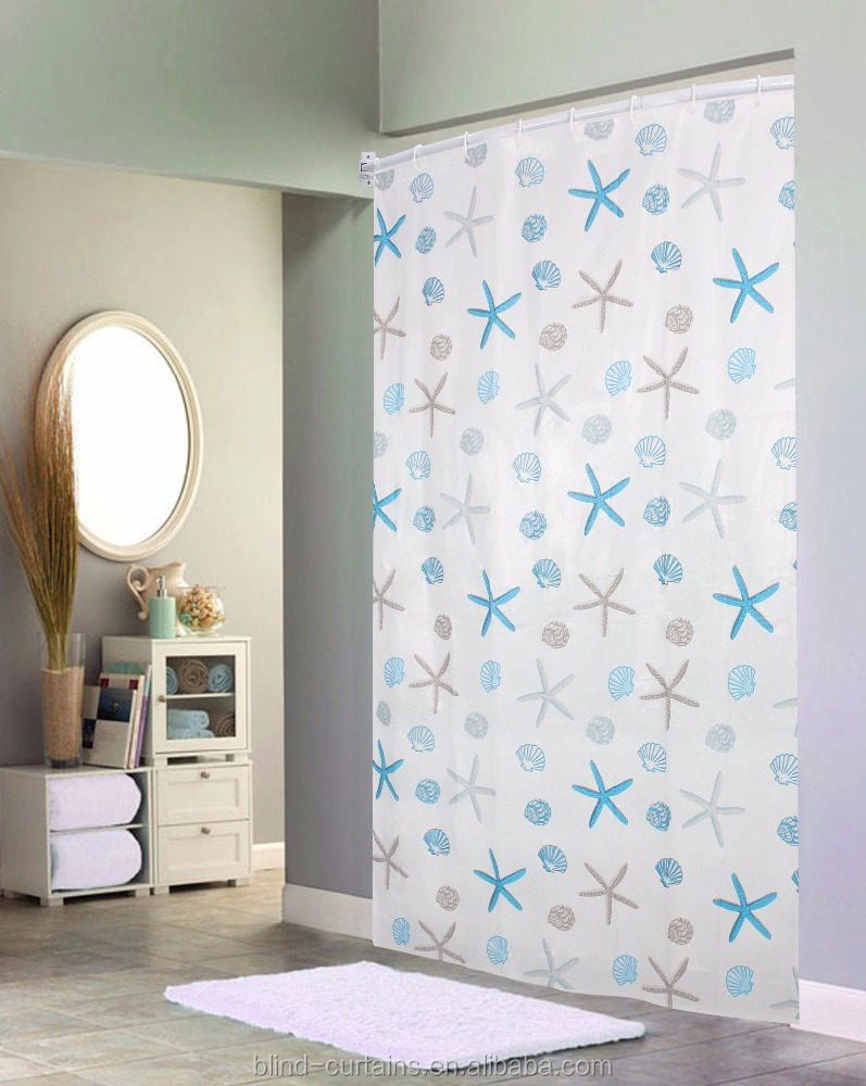 Peva водонепроницаемая ткань ролика Shower Curtain