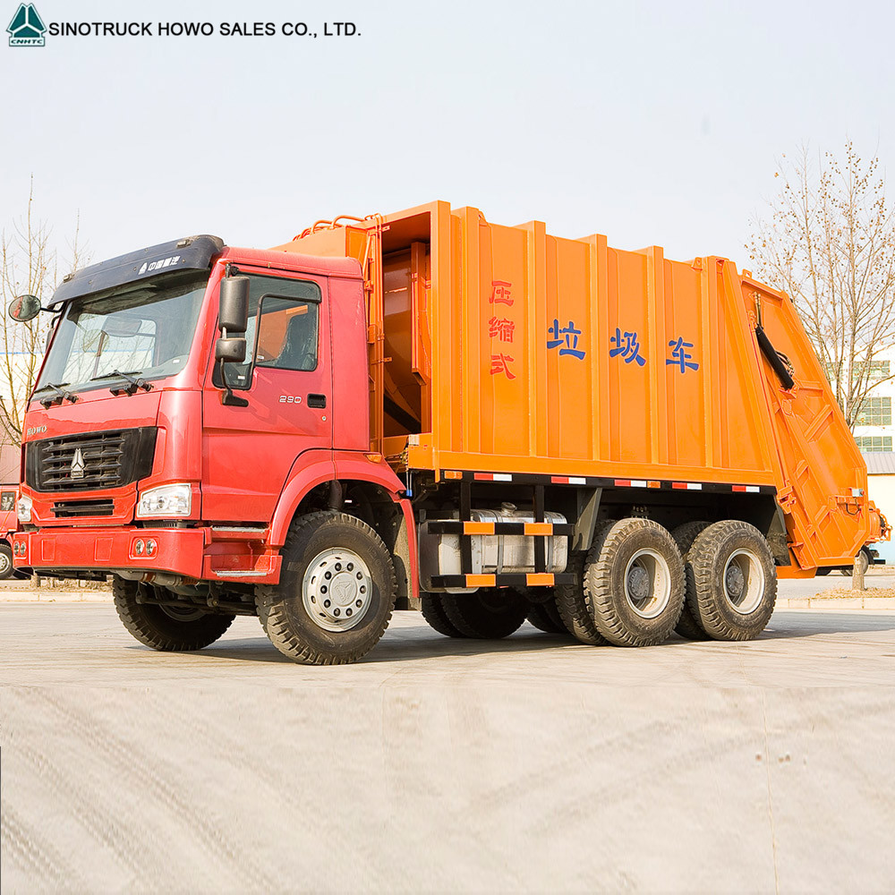 Совершенно новый 6*4 336hp10 Wheeler, задний погрузчик, сбора мусорных отходов, мусорный грузовик для санитарии на продажу