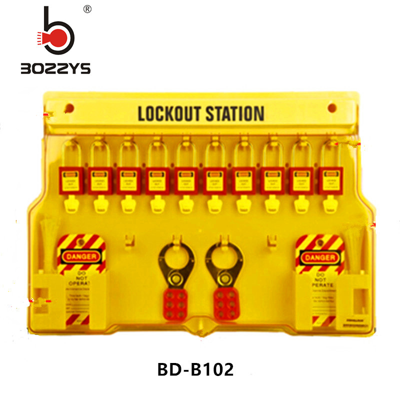 BD-B102 новый китайский производитель безопасности 10 шт. замки LOTO блокировки станции BGA Комплект