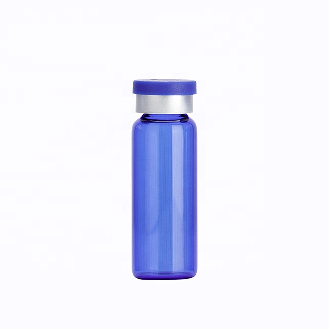 Sterilized Blue Empty Glass Vial Steroids Vial Label Pharmaceutical Ampoules