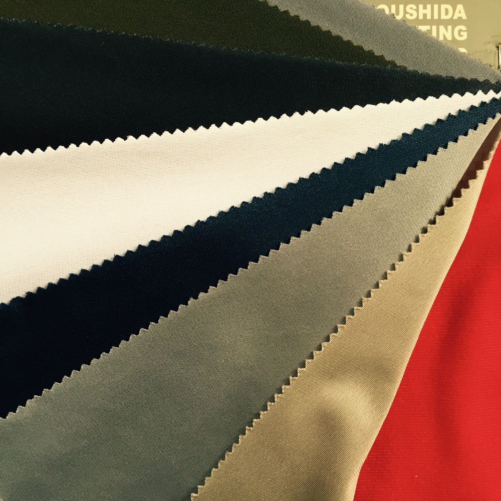 tracksuit fabric 100% polyester tricot brush fabric