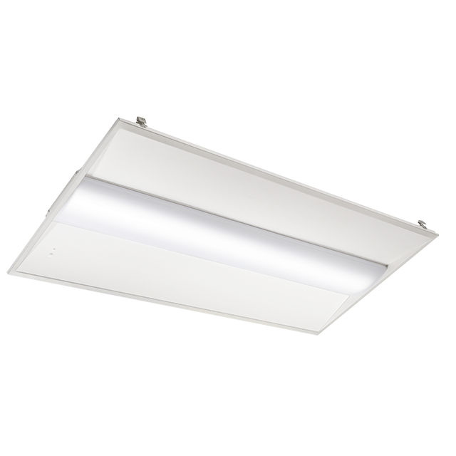 США инвентарные запасы LED объемный troffer 2x4 затемнения панель DLC перечислены CCT Мощность настраиваемый