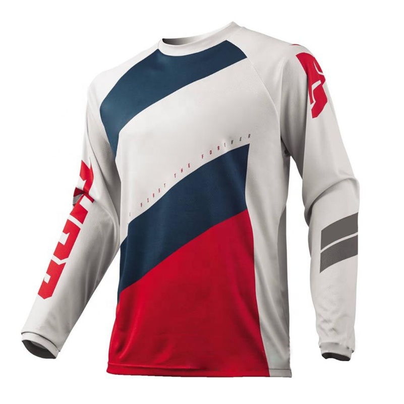 DH MX горные Cross racing Велоспорт Джерси мотоцикл с длинным рукавом Футболка изготовление под заказ для мотокросса