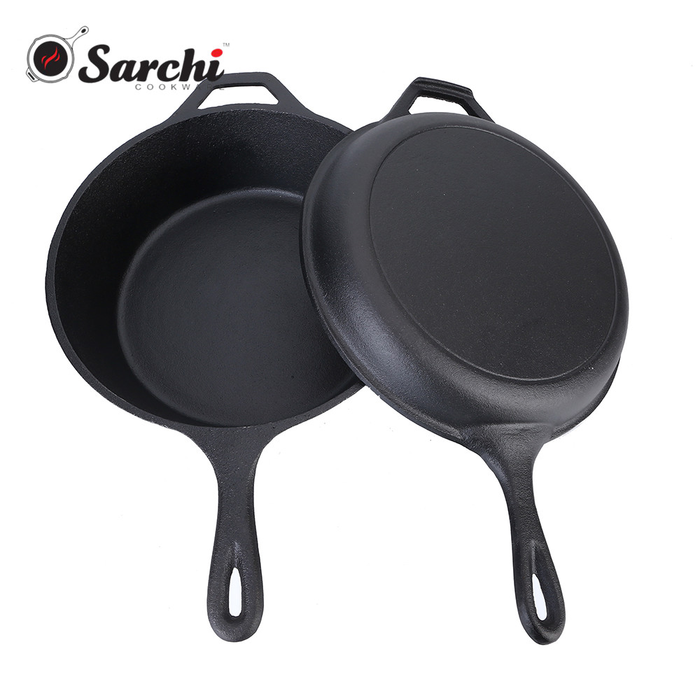 Опытный чугунная 3 кварт Горячая продажа кухонный гарнитур комплект с Skillet крышкой