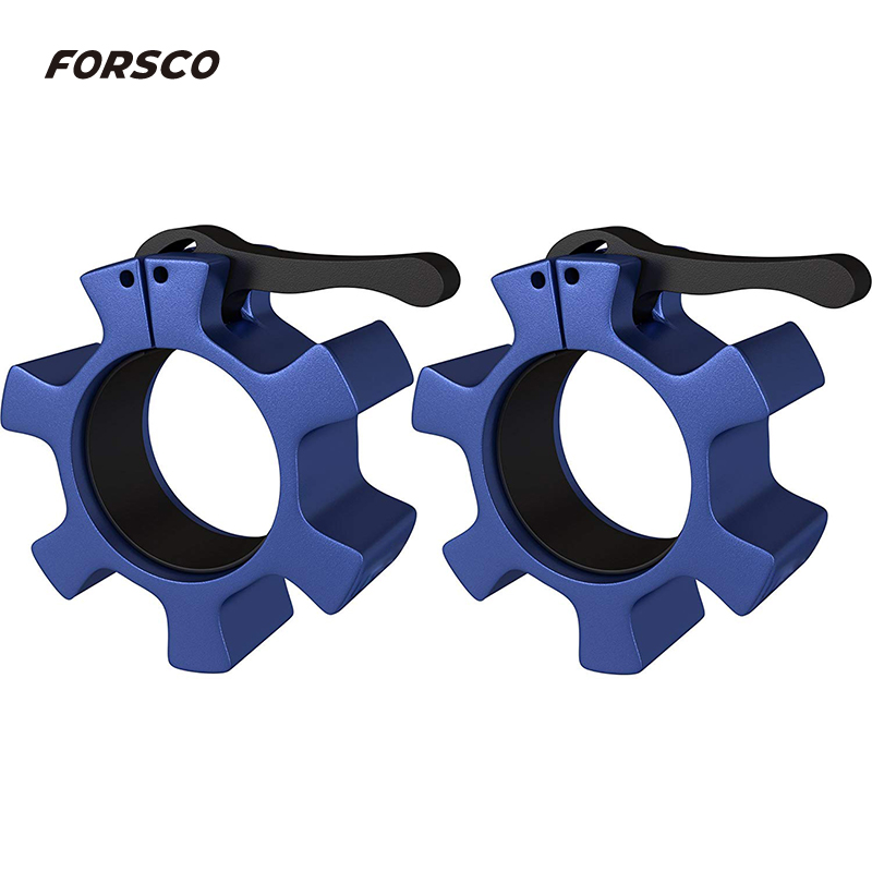 Standard Weightlifting Locking Clamp Aluminum Barbell Collars