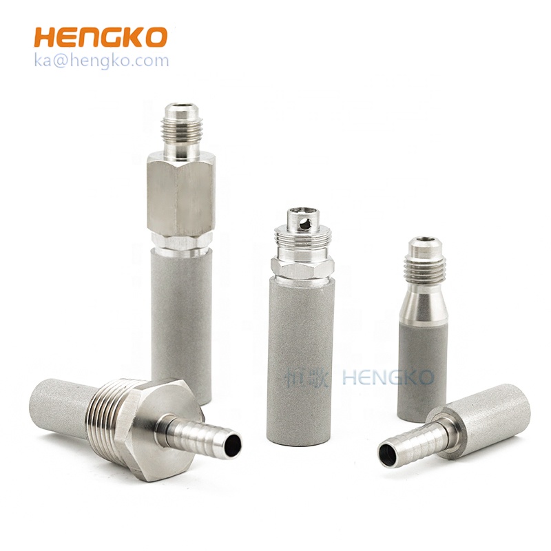 HENGKO 0,5 2 мкм 1/8 "1/4" Барб микропористый нержавеющая сталь пиво оксигенации воздуха диффузии камень