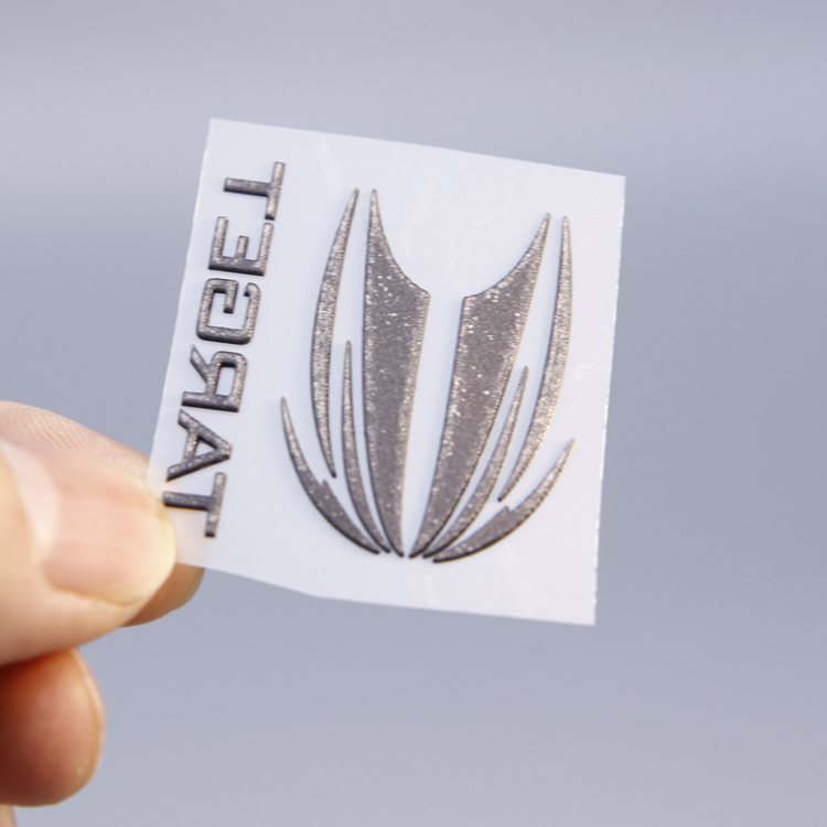 High Density Custom 3D Raised Logo T-shirt Heat Transfer Sticker