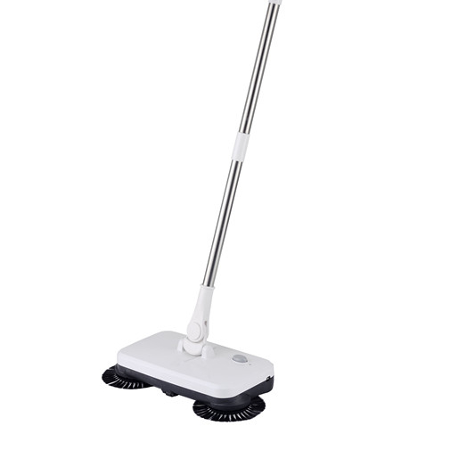 Hand push electric cleaning sweeper and mop appliance