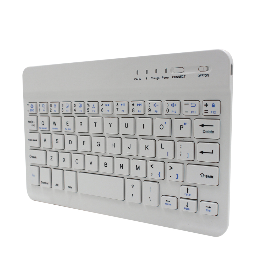 Портативная металлическая английская клавиатура bluetooth 3,0 для ipad/планшета