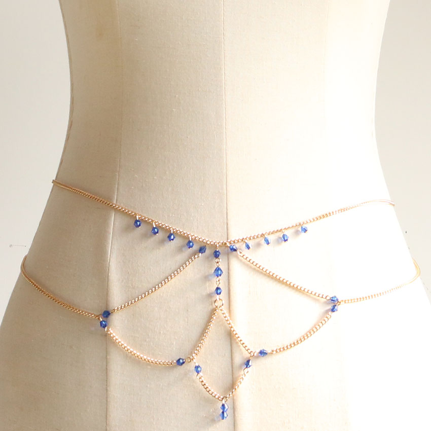 womens chain waist belly chain belt