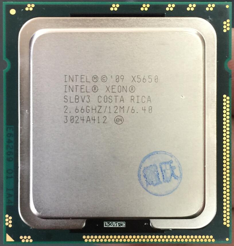 Intel Xeon cpur X5650 (кэш 12 м, 2,66 ГГц, 6,40 GT/s Intel QPI)
