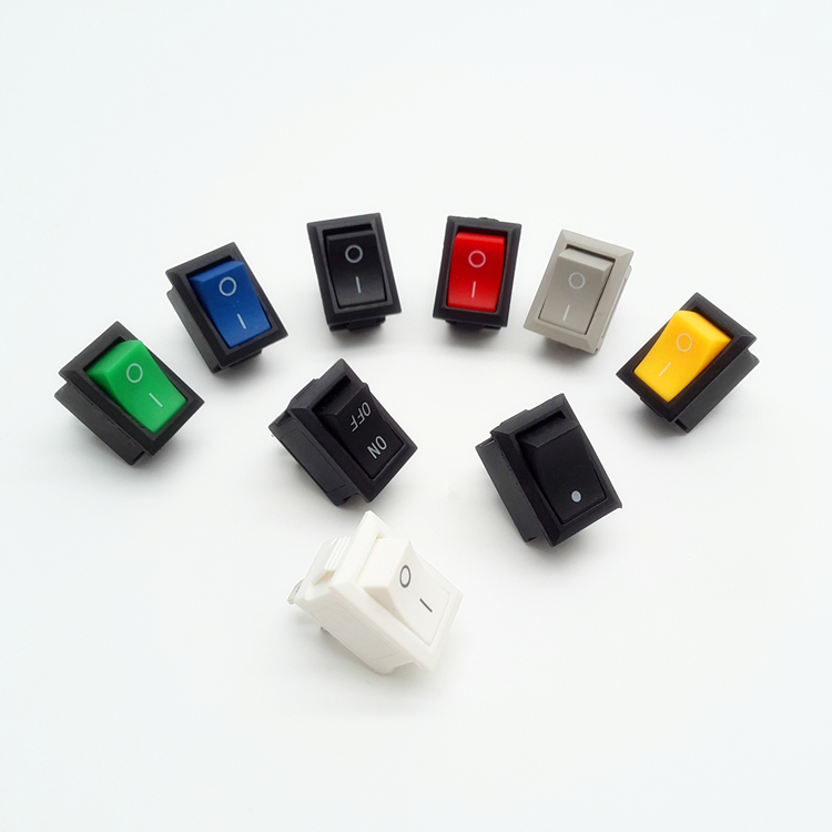 rleil 2 pin 3 pin 4 pin on off kcd1 mini rocker switch t85 10a 250vac t105 rocker switch