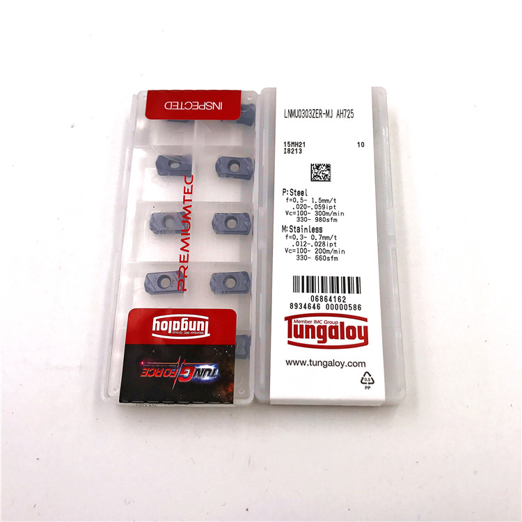 Tungaloy LNMU0303ZER-MJ ML AH725 AH130 AH3035