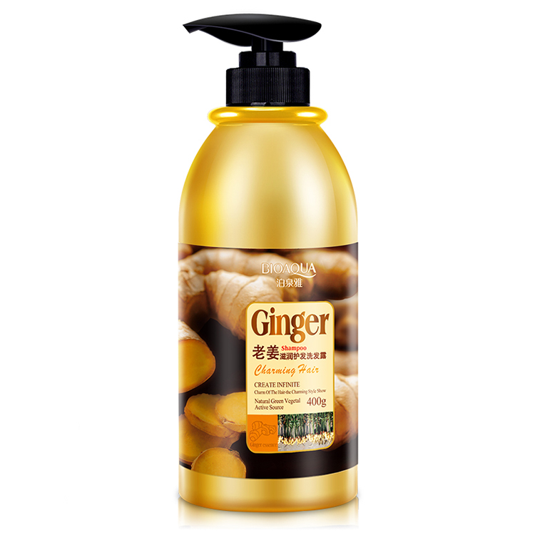 OEM high quality ginger relieve itching repair preventing hair loss shampoo