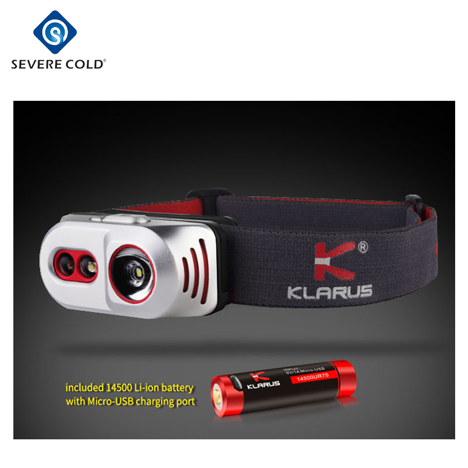 Кларус H1A Титан фар XP-L V6 LED 550LM яркость 14500 батарея с эффектом приближения c зарядкой Micro-USB для зарядки фара головного света
