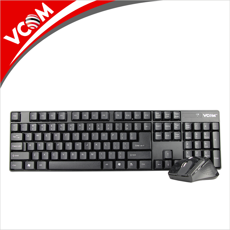 Беспроводная мышь и клавиатура VCOM Factory OEM 2,4G, ультратонкая клавиатура, комбинированная мышь для настольного смарт-ТВ