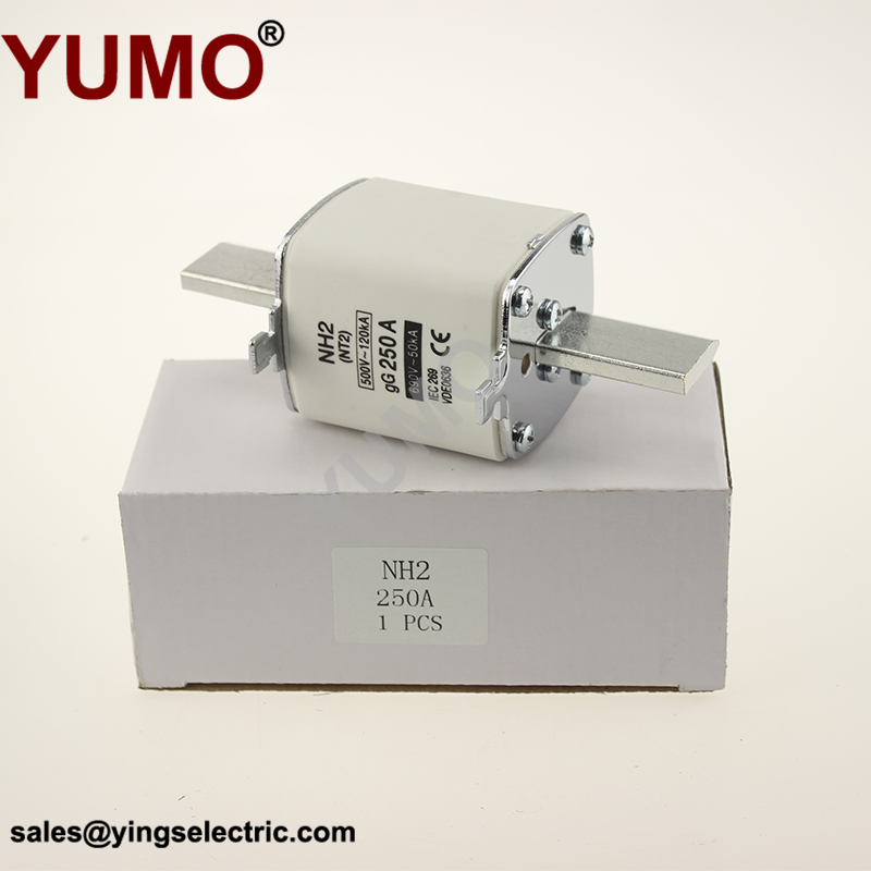 Yumo NH2 250A наполнитель Закрытая трубка Тип HRC низковольтный предохранитель