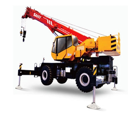 Шероховатый кран SANY SRC550H, 55 тонн, шиномонтажные краны