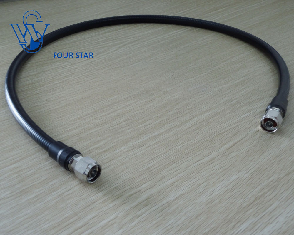 RF коаксиальный 1/2 ''сверхгибкий Джампер кабель в сборе с N разъемами