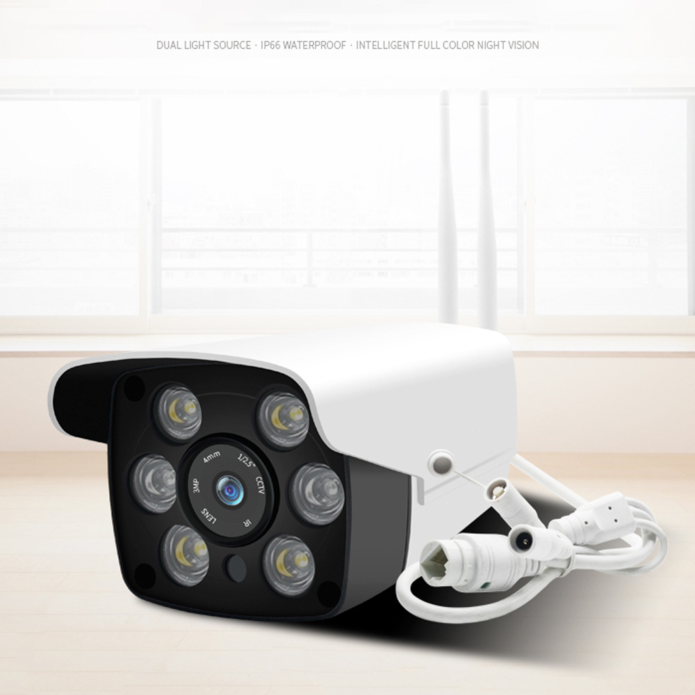 IP66 Водонепроницаемая умная полноцветная камера ночного видения wifi HD 720P CCTV IP-камера безопасности